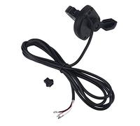 Thumb Throttle Electric Bike Throttle Speed Control Left/Right Finger Trigger Speed Controller Replacement for Electric Bike Scooter E Bike Electric ycle Mountain Bike (Main Gauche)