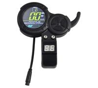 Thumb Throttle LCD Display for Electric Scooters, Compatible with VSETT 8/8+/9+/10+ and Z8PRO Models, 24V-60V Support, 6-Pin ABS Housing