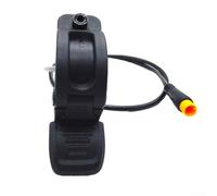 Thumb Throttle, Plastic Black Finger Accelerator with Waterproof Head for 300X M8 Electric Scooter Parts Anti-Slip Easy Install Outdoor Riding Accessory(B)