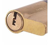 Thumb Turn Euro Cylinder Lock 85mm Pure Copper AB Lock Core Anti-Theft Brass Door Lock Single Row Marble Lock Core Door