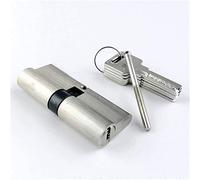 Thumb turn euro cylinder lock,Lock Cylinder Double Open Lock Door Window Security 55 60 70 80 90 100 110 120mm Cylinder Living Room Lock Handle Brass Key Door Barrel Lock ) ( Color : ( Color : 120(60