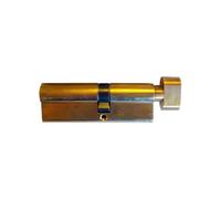 Thumb Turn Knob Euro Profile Cylinder Gold 45/55mm Thumb Cylinder
