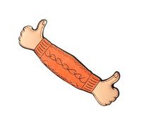 Thumb Up PU Leather Bookmarks Book Page Clip Reading Aid for Books Folders Journals and Scrapbooking Multipurpose Leather