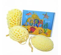 Thumble Baby Care The Coral Scrubs Family Bath Sponges - Bath and shower sponges - 3 per pack