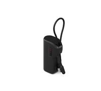 Thumboost 5K Power Bank with semi-integrated USB-C Silicone Cable - Black
