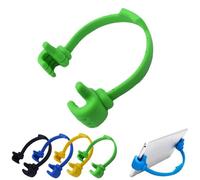 Thumbs up Cell Phone Holder, Adjustable Silicone Tablet Stand, Universal Cell Phone Holder for Desk, Portable Desktop OK Stands for Smart Phones, Gifts for Christmas (Green)