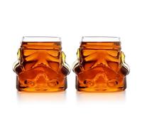 Set of 2 Original Stormtrooper Whiskey Glasses Menkind Clear One Size
