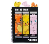 Blueprint Collections Pokemon A5 Notebook | Project Book with Pikachu, Mew & Charmander | Back to School Essentials | Official Pokémon Stationery, Gifts & Accessories