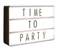 Thumbs Up! Retro Light Box, Plastic, White, Black, 16 x 11 x 5 cm