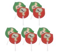 Thumbs up Thumbs down Plastic 10pcs Classroom Voting Paddles Red