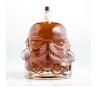 Original Stormtrooper Decanter, Transparent, for Whiskey, Bourbon & Scotch, 750ml, Original Cork Seal, Star Wars Gifts for Men - Thumbs Up!