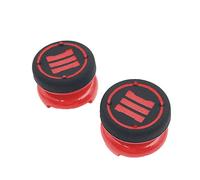Thumbstick extender grips for Sony PS4 controllers tall XL heavy duty non slip analog thumb cap mod - 2 pack red | ZedLabz