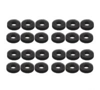 Thumbstick Grips 24pcs Protective Sleeve for Better Control on for ps5 for ps4 for xbox Switch - Aim Assist Rings Grey 2cm(Black low elasticity)