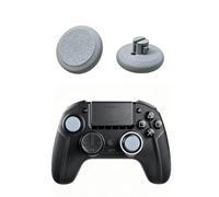 Thumbstick Grips Compatible with Nacon Revolution 5 Pro, Anti-Slip Joystick Caps, PLA Controller Accessory for Gaming, FPS Racing Games (Gray)
