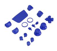 Thumbsticks Joystick with ABXY Bullet Buttons and D Pad for PS4 Controller, ABS High Strength, Scratch Resistance, for Game Controller Replacement Buttons (Blue)