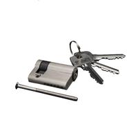 Thumbturn Door Cylinder, Avocet Abs Bowler Hidden Door Handle Cylinder Lock High Security Brass with Keys 45mm