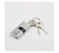 Thumbturn Door Cylinder, Cylinder Lock 54mm Hole Glass Sliding Door Interior Core Copper(Double Open)