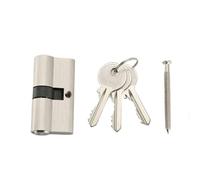 Thumbturn Door Cylinder, Euro Cylinder Lock Double Open Brass Replacement 55-70mm(65(32.5 32.5))