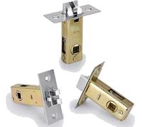 Thumbturn Door Cylinder, Euro Cylinder Lock Thumb Turn Single Deadbolt Three Bar Tongue for Bathroom Multiple Sizes(Margins 50mma)