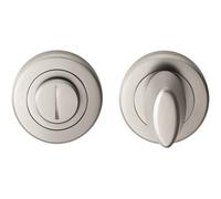 Thumbturn Lock and Release Handle Beveled Edge Concealed Fix Satin Chrome
