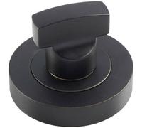 Thumbturn Lock and Release Handle Concealed Fix Round Rose Matt Black