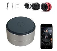 Thumpy Speaker, 2025 Upgraded Mini Bone Conduction Bluetooth Speaker, Portable Wireless Stereo Sound with Suction Cup, Kitchen, Travel, and Outdoor (Silver)