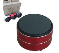 Thumpy Speaker, Mini Bone Conduction Bluetooth Speaker with Suction Cup, Portable Wireless Stereo Speaker, Compact Design, Mini Music Player for Home & Outdoor (Red, As show)
