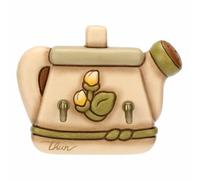 THUN - 2 Hooks - Ceramic - Country Bloom Collection - 10.2 x 1.8 x 8 cm