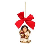 THUN - Christmas Angel Decoration with Ceramic Lantern, Large - Thunland - 5 x 4.5 x 6.5 cm