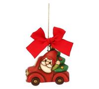 THUN - Christmas ornament Oliver with ceramic van, maxi 8 x 5 cm, height 7.5 cm