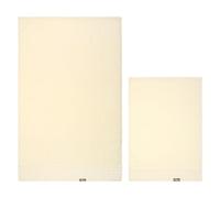 THUN Iconic Elengance Collection 100% Cotton Cream Towel Set of 2 40 x 60 cm 60 x 100 cm