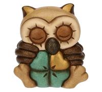 THUN - Lucky Mini Owl - Ceramic - Animals Collection - 4.8 x 4.3 x 5.3 cm