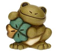 THUN - Mini Frog Franky Lucky - Ceramic - Animals Collection - 5 x 4.3 x 5 cm
