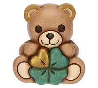THUN - Mini Lucky Teddy - Ceramic - Animals Collection - 5 x 4.3 x 5.5 cm