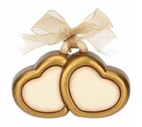 THUN - Mini Tile Pair of Hearts - Ceramic - Favour Collection - 8.6 x 5.5 x 2.8 cm