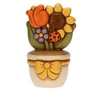 THUN - Ornament jar with Ladybug and Flowers