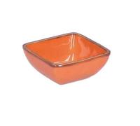 THUN Rose & TULIPANI-Set of 6 Orange Square Concert Bowls