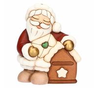 THUN - Santa Claus with Ceramic Letterbox, Medium -Thunland -7x6.5x9.5cm