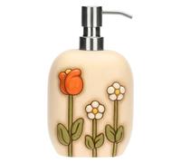 THUN Soap Dish and Toothbrush Holder, Ceramic, Multicolour, DIMENSIONI-10,8 x 9,3 x 14,2 cm