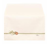 THUN Stain Resistant Tablecloth 100% Cotton Country Bloom Collection 45 x 160 cm