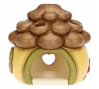 THUN - Winter Incantato Collection 10.8 x 10.6 cm, Height 10.1 cm, Ceramic Cone Tea Light Holder