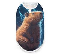 Thunder And Capybara Dog Shirt Cat Tank Top Pet Clothes Sleeveless Summer T-Shirts for Small Medium Puppy