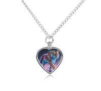 Thunder And Tiger Trendy Pet Ashes Necklace for Unisex Memorial Pendant Keepsake Urn Jewelry