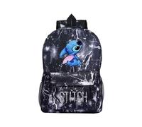 (Thunder Ash) Stitch backpack Students Boys Girls back to school Bags Teens Daily Backpack