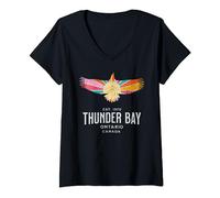 THUNDER BAY ONTARIO CANADA Wildlife Nature Canadian V-Neck T-Shirt