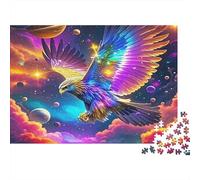 Thunder Bird 1000 Piece Jigsaw Puzzlecosmic Planets Phoenix Hues - Educational & Challenging Game for Adults38x26cm/1000pcs