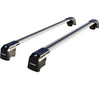 THUNDER CARRIER Aluminium Roof Bars for Auris Estate (2013-2018) | Lockable Crossbars for Flush Rails | 75kg Dynamic / 225kg Static Load | Pair (Grey)