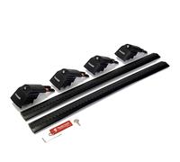 Thunder Carrier Roof Rack For Hyundai iX35 2010-2015 Roof Rails Roof Rack Cross Bars Aluminium Lockable - Fit Flush Rails Roof Rails, Cross Bar, Rail Carrier (Black)