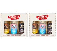 Thunder Drinks 3 x 5cl Bacon Crisp, Chicken Crisp & Beef Crips Flavoured Gift Pack - Unique Taste - Great Gift Funny Present Infused Vodka Shots (Pack of 2)