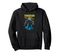 Thunder God Viking Norse Mythology Midgard Thor Vintage Pullover Hoodie